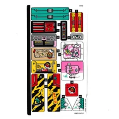 Sticker Sheet 2 for Set 80055-1, [No Color/Any Color]