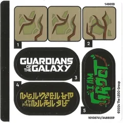 Sticker Sheet for Set 76297-1, [No Color/Any Color]