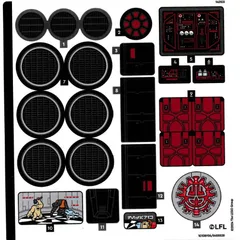 Sticker Sheet for Set 75389-1, [No Color/Any Color]