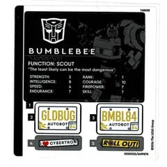Sticker Sheet for Set 10338-1, [No Color/Any Color]