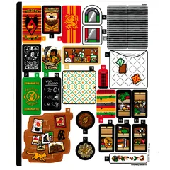 Sticker Sheet 1 for Set 76437-1, [No Color/Any Color]