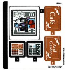 Sticker Sheet for Set 21353-1, [No Color/Any Color]