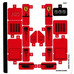 Sticker Sheet for Set 76394-1, [No Color/Any Color]