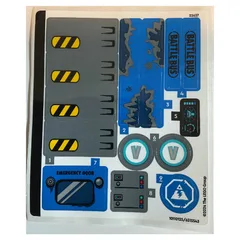 Sticker Sheet for Set 77073-1, [No Color/Any Color]