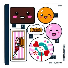 Sticker Sheet for Set 42649-1, [No Color/Any Color]