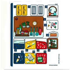 Sticker Sheet for Set 42663-1, [No Color/Any Color]