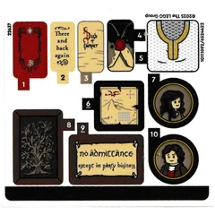 Sticker Sheet for Set 10354-1, [No Color/Any Color]