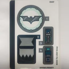 Sticker Sheet for Set 76303-1, [No Color/Any Color]