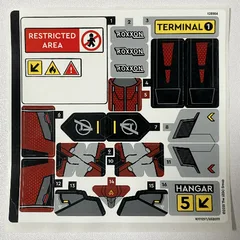 Sticker Sheet for Set 76314-1, [No Color/Any Color]