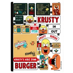 Sticker Sheet 1 for Set 10352-1, [No Color/Any Color]