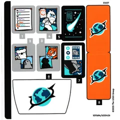 Sticker Sheet for Set 60471-1, [No Color/Any Color]
