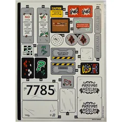 Sticker Sheet 2 for Set 76300-1, [No Color/Any Color]