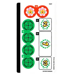 Sticker Sheet 2 for Set 72036-1, [No Color/Any Color]