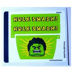 Sticker Sheet for Set 76312-1, [No Color/Any Color]