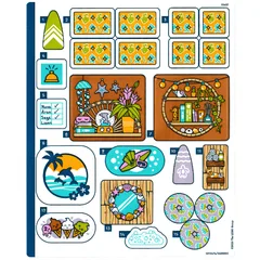 Sticker Sheet for Set 42673-1, [No Color/Any Color]