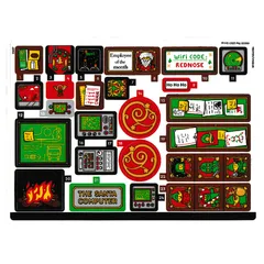 Sticker Sheet for Set 41843-1, [No Color/Any Color]