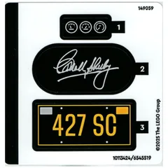Sticker Sheet for Set 10357-1, [No Color/Any Color]