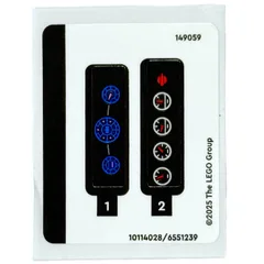Sticker Sheet for Set 76304-1, [No Color/Any Color]