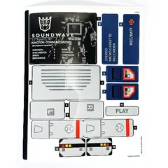 Sticker Sheet for Set 10358-1, [No Color/Any Color]