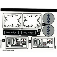 Sticker Sheet for Set 76321-1, [No Color/Any Color]