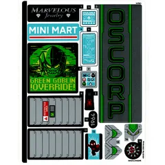 Sticker Sheet for Set 76324-1, [No Color/Any Color]