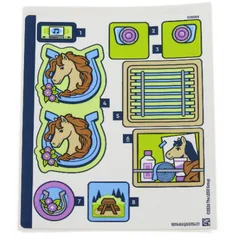 Sticker Sheet for Set 42695-1, [No Color/Any Color]