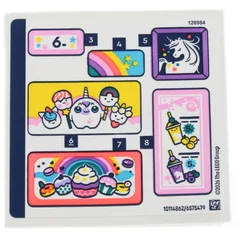 Sticker Sheet 2 for Set 42684-1, [No Color/Any Color]