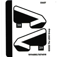 Sticker Sheet 2 for Set 42214-1, [No Color/Any Color]