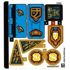 Sticker Sheet for Set 71856-1, [No Color/Any Color]