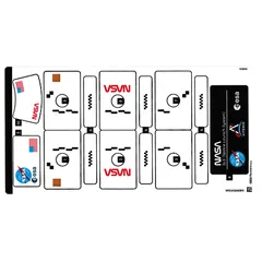 Sticker Sheet for Set 42221-1, [No Color/Any Color]