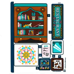 Sticker Sheet for Set 42691-1, [No Color/Any Color]