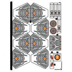 Sticker Sheet for Set 71514-1, [No Color/Any Color]