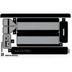 Sticker Sheet for Set 77256-1, [No Color/Any Color]