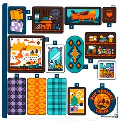 Sticker Sheet for Set 42705-1, [No Color/Any Color]