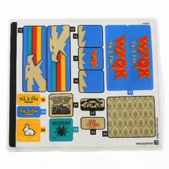 Sticker Sheet 2 for Set 11370-1, [No Color/Any Color]