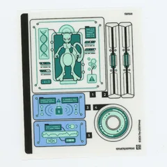 Sticker Sheet for Set 72163-1, [No Color/Any Color]