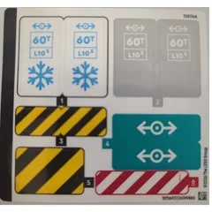 Sticker Sheet for Set 60509-1, [No Color/Any Color]