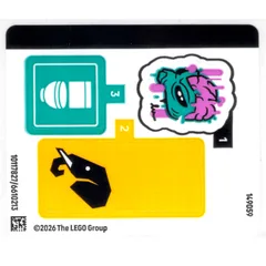 Sticker Sheet for Set 60480-1, [No Color/Any Color]