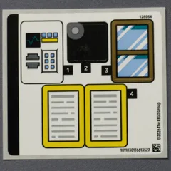 Sticker Sheet for Set 72154-1, [No Color/Any Color]