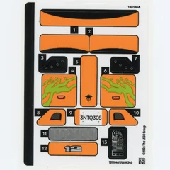 Sticker Sheet for Set 77260-1, [No Color/Any Color]