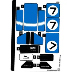 Sticker Sheet 2 for Set 77264-1, [No Color/Any Color]