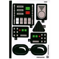 Sticker Sheet for Set 75461-1, [No Color/Any Color]