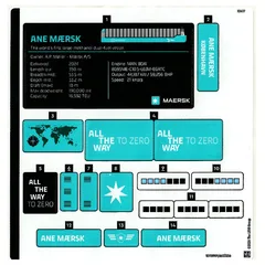Sticker Sheet for Set 40955-1, [No Color/Any Color]