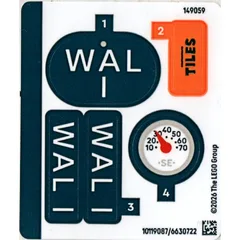 Sticker Sheet for Set 21371-1, [No Color/Any Color]