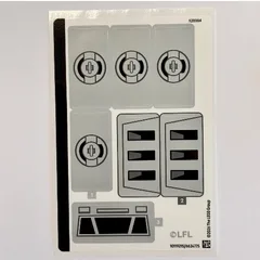 Sticker Sheet for Set 75454-1, [No Color/Any Color]