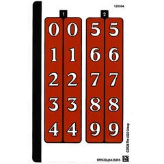 Sticker Sheet for Set 40874-1, [No Color/Any Color]
