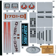 Sticker Sheet for Set 10356-1 (Correctly Corrected Version), [No Color/Any Color]