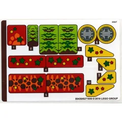 Sticker Sheet for Set 40366-1, [No Color/Any Color]