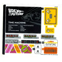 Sticker Sheet 1 for Set 10300-1, [No Color/Any Color]