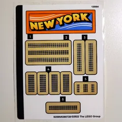 Sticker Sheet 1 for Set 40519-1, [No Color/Any Color]